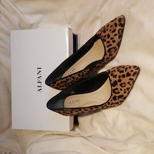 New! Alfani Leopard Jeules  Shoes